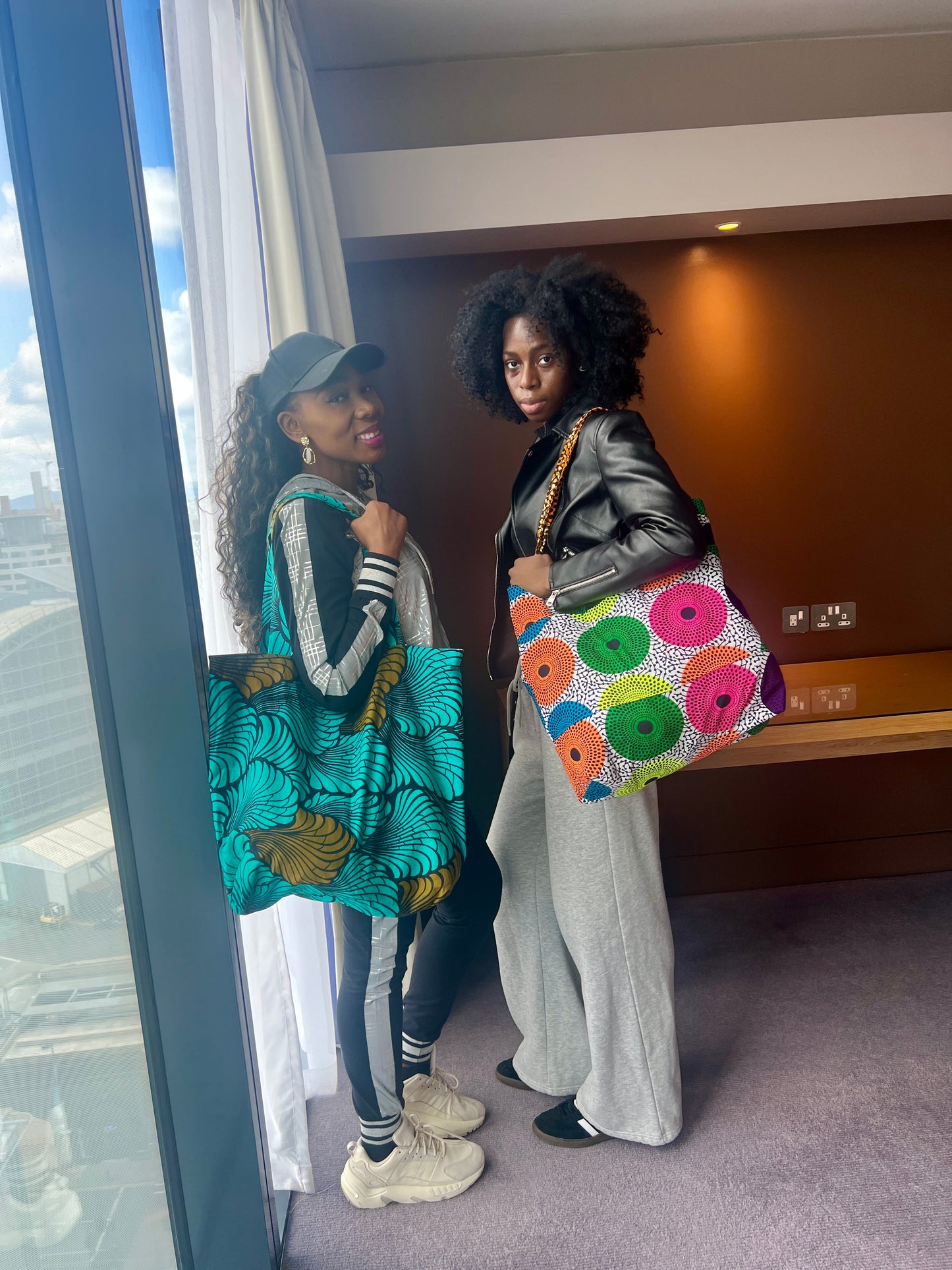 Reversible beach / shopping bag (teal)